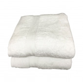 Lot de 5 Grandes Serviettes Eponge 600 g/m²  100 % coton - Marron