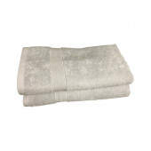 Lot de 5 Grandes Serviettes Eponge 600 g/m²  100 % coton - Marron